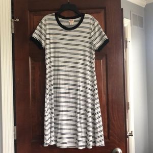 Striped T-Shirt Dress
